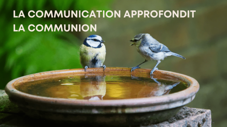 La communication approfondit la communion